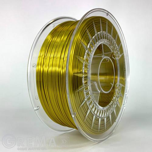 SILK Devil Design SILK filament 1.75 mm, 1 kg (2.0 lbs) - gold